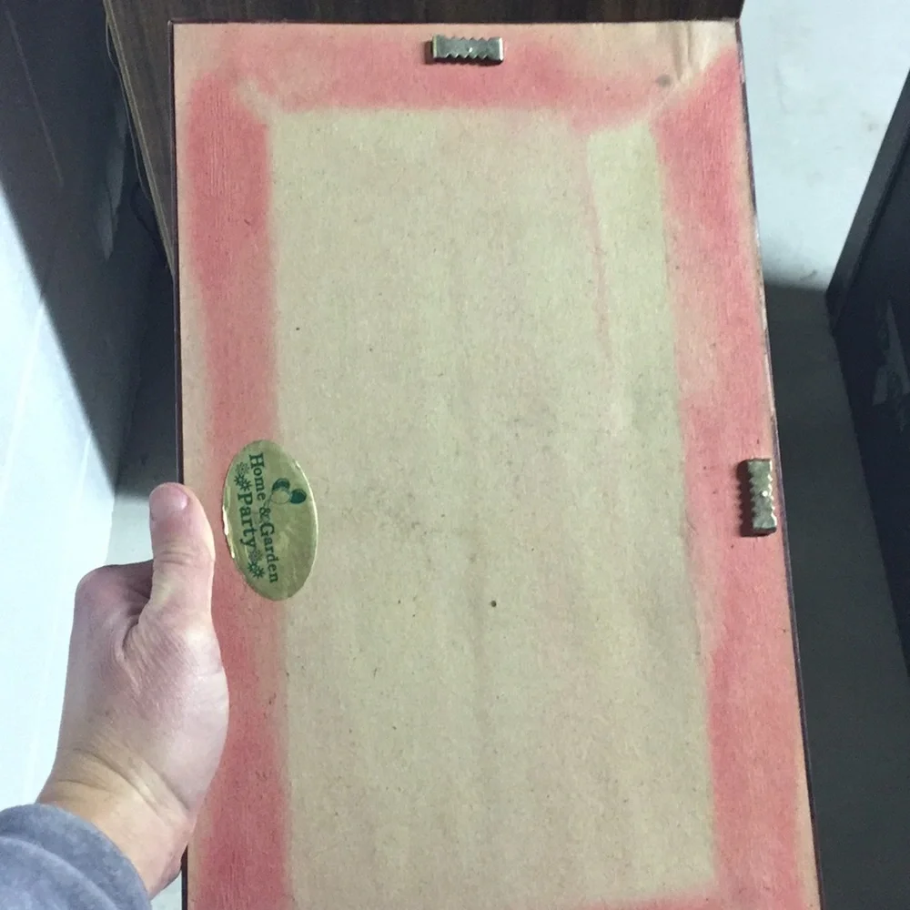 EUC! Cherry Wood Accent Mirror
